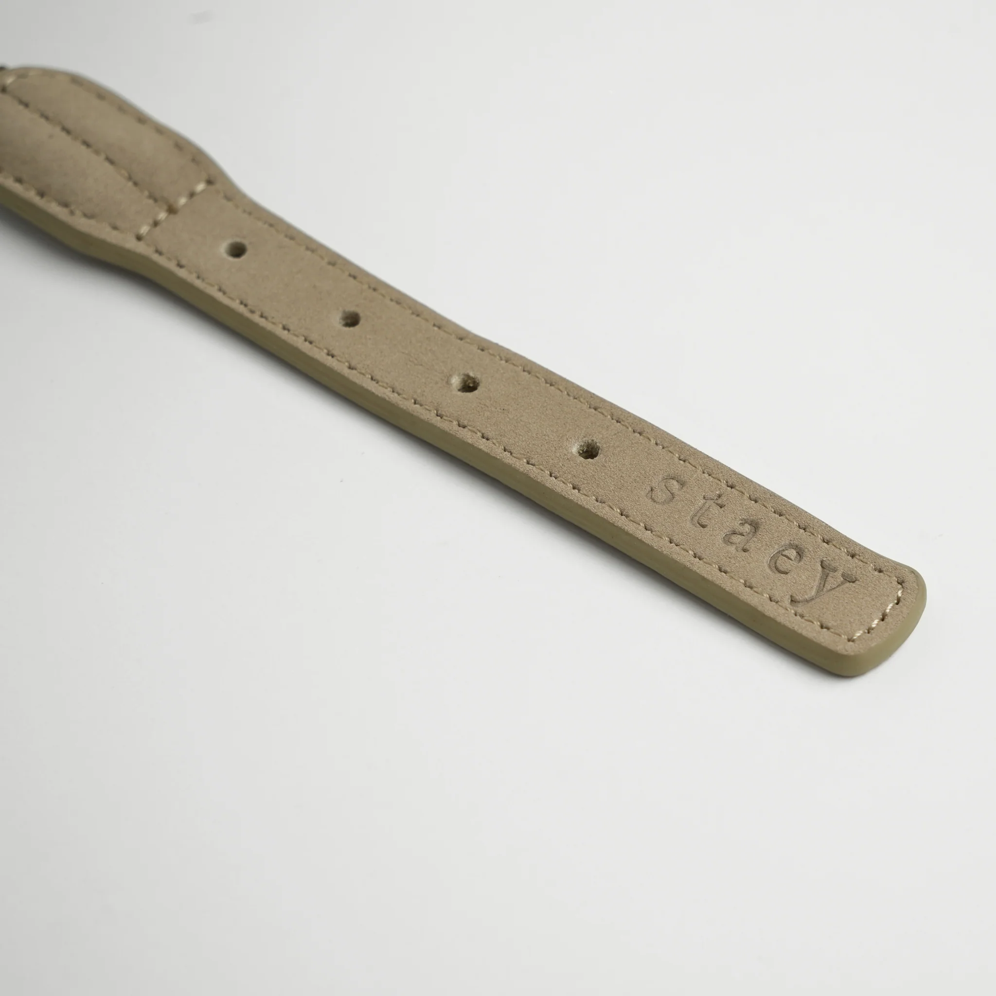 Kaia Braided Dog Collar | Taupe - Image 8