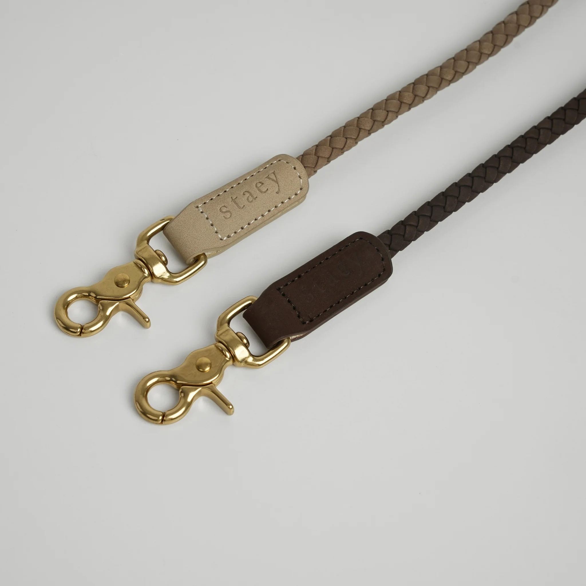 Kaia Braided Dog Leash | Taupe - Image 10