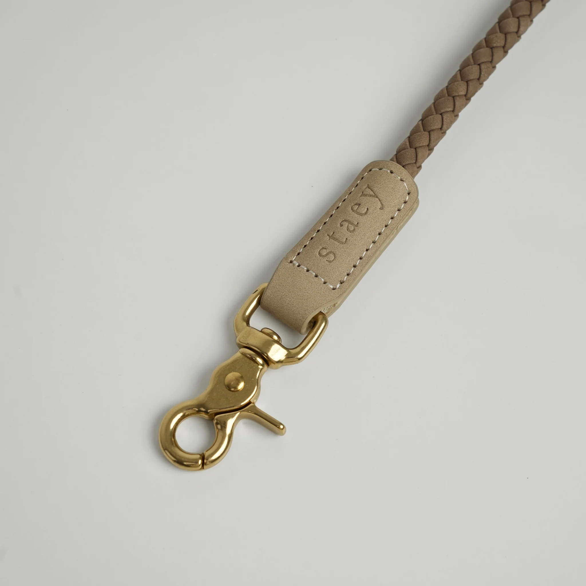 Kaia Braided Dog Leash | Taupe - Image 9