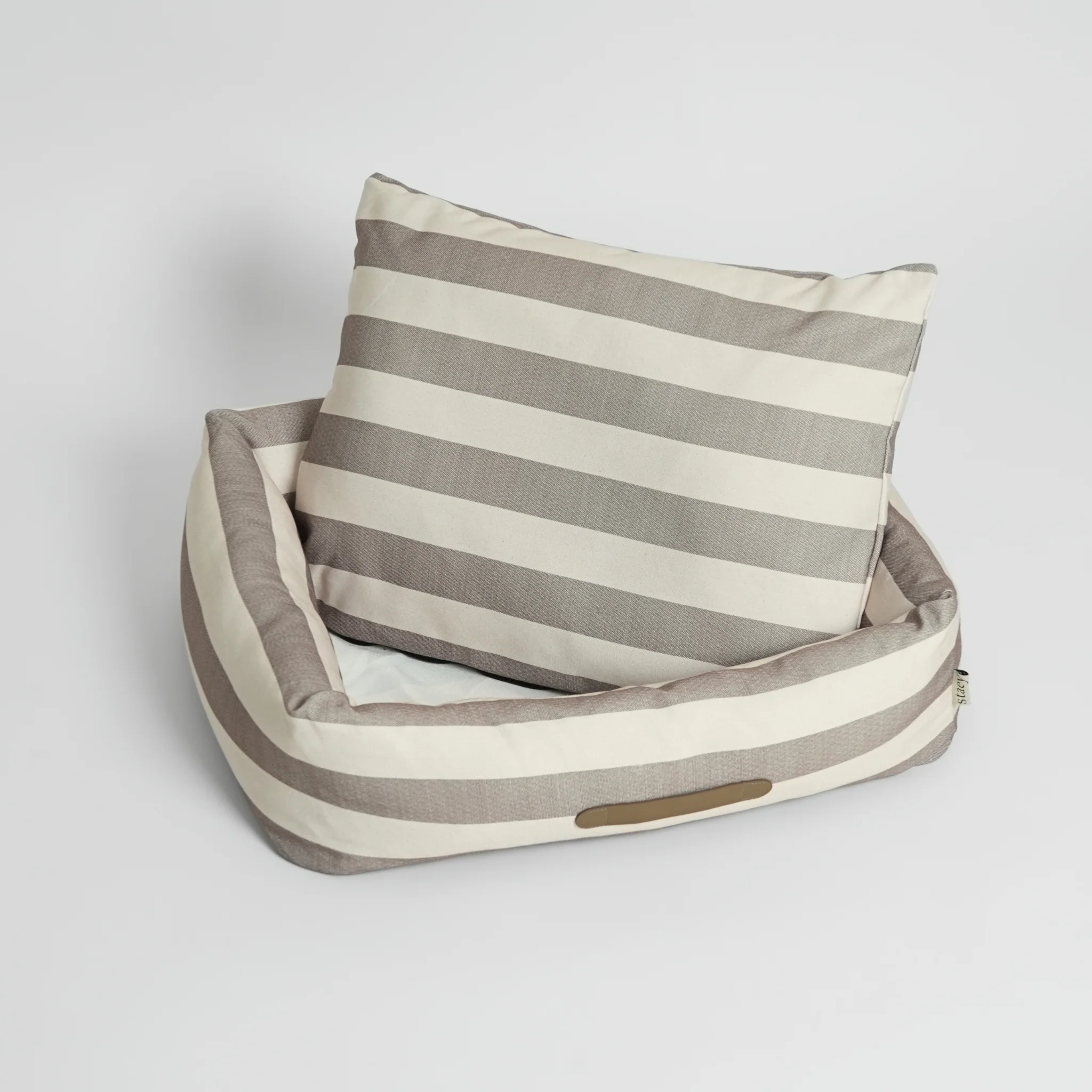Alba Dog Bed | Striped - Image 4