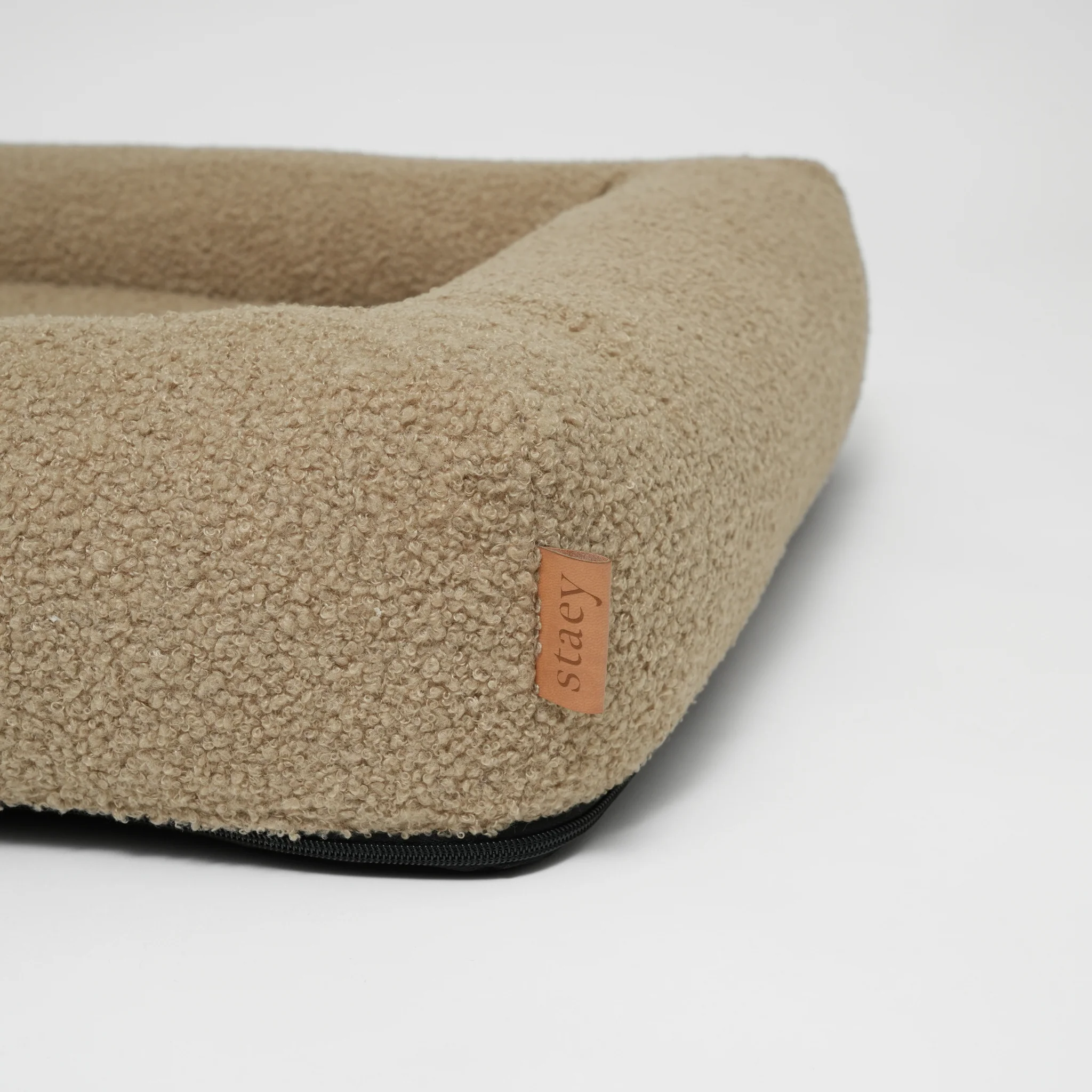 Karla Orthopedic Dog Bed | Oat Bouclé - Image 4