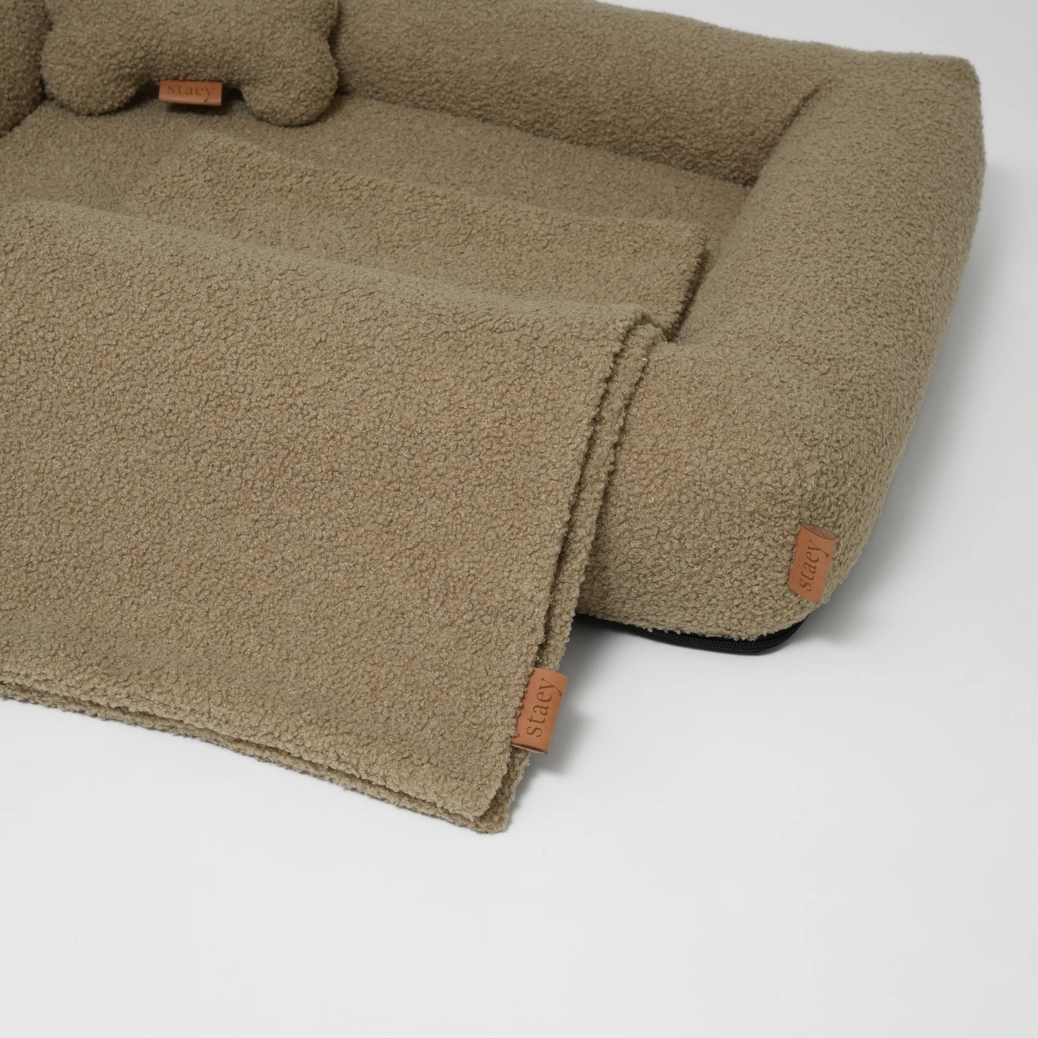 Dog Blanket | Oat Bouclé - Image 7