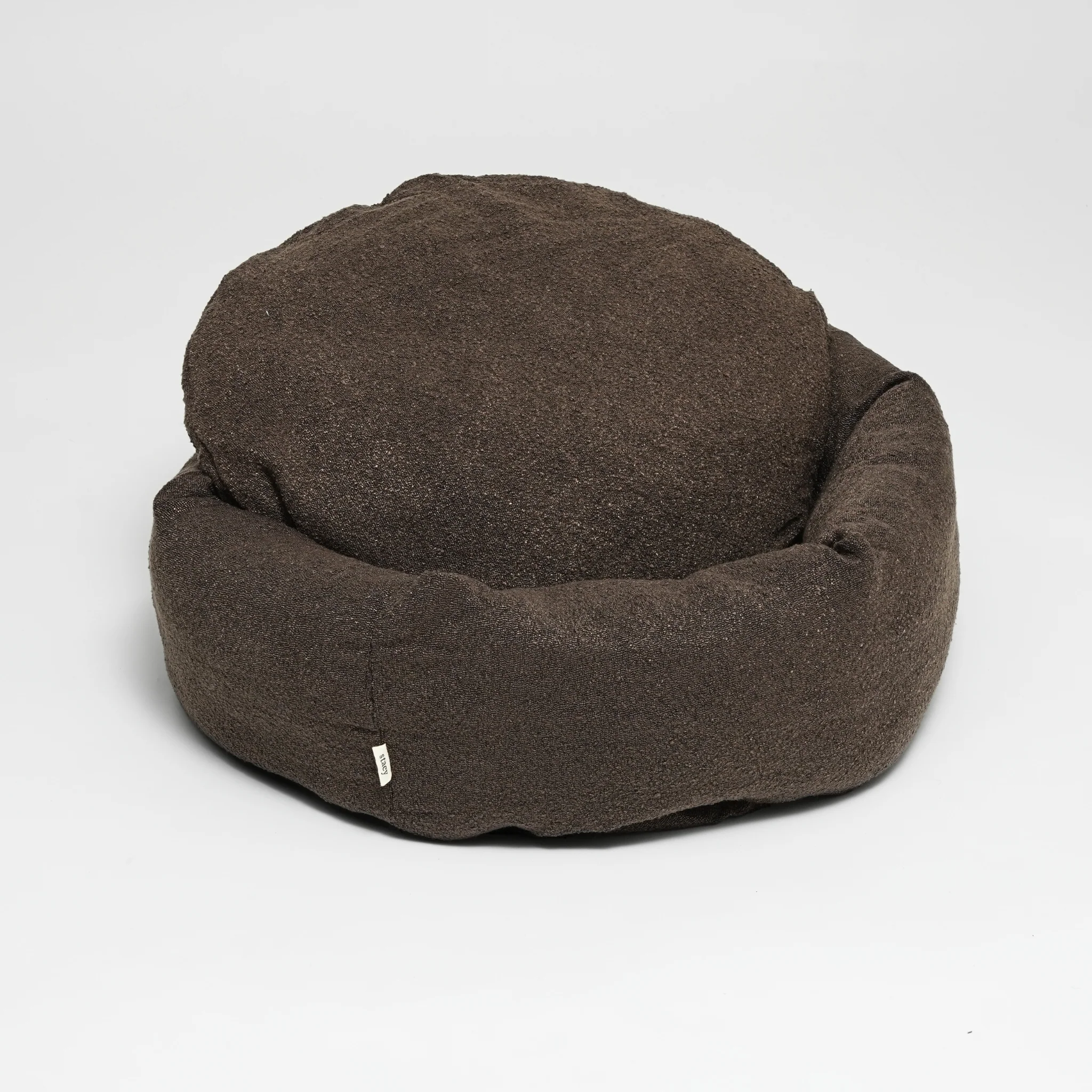 Luna Dog Bed 3.0 | Chestnut Bouclé - Image 3
